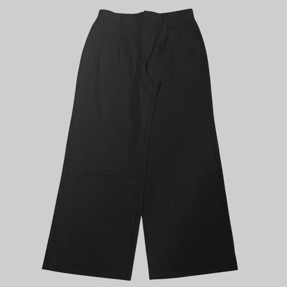 NEW Everlane The Draper Pleated Pant in Buttersmooth Womens 14 Black - Picture 7 of 13